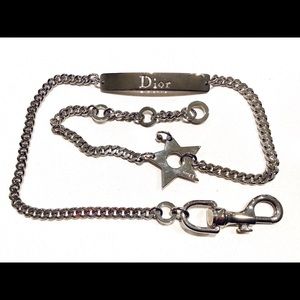 Christian Dior Jewelry Nameplate Chain